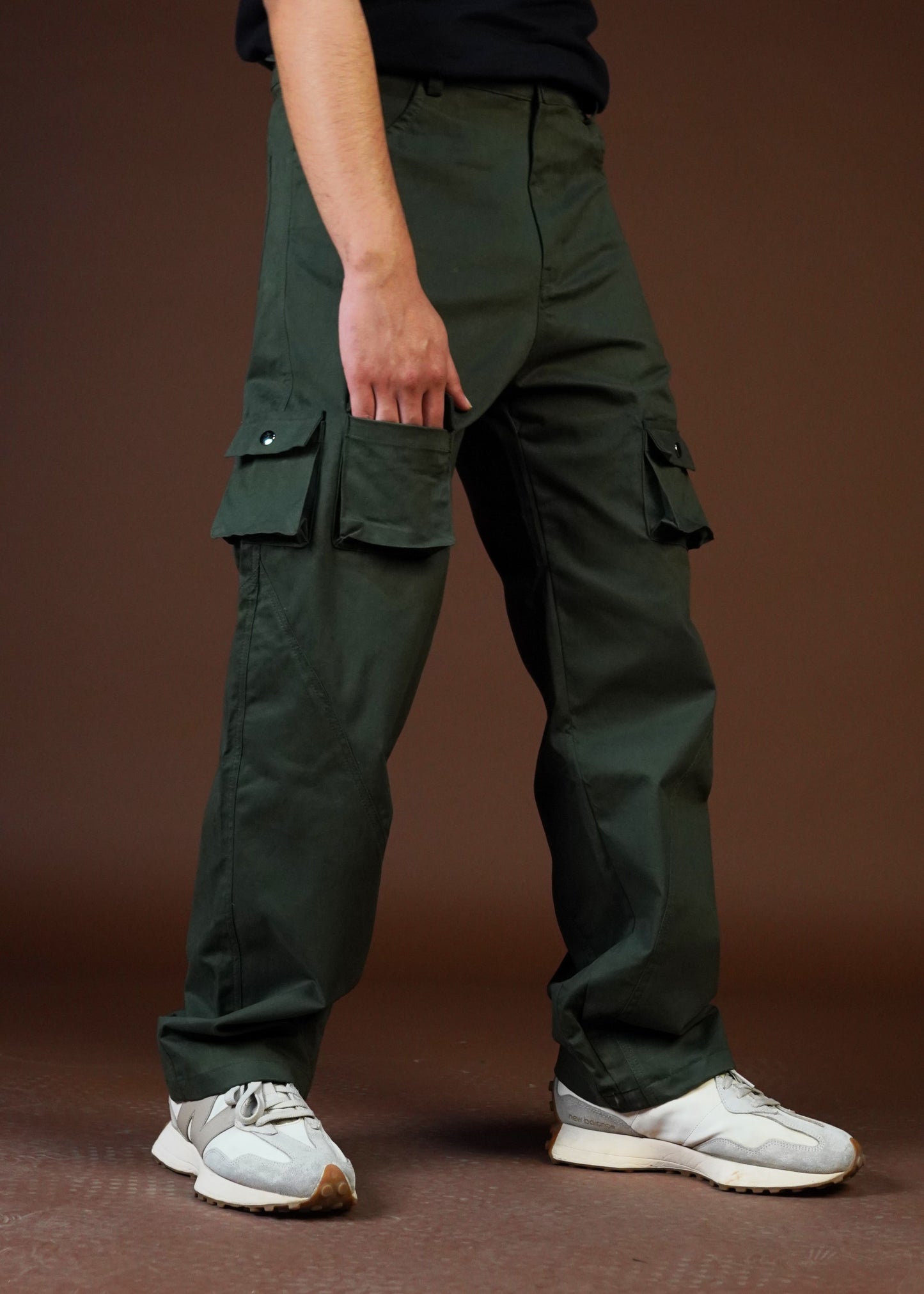 Routine Casual Green unisex Cargo Pants