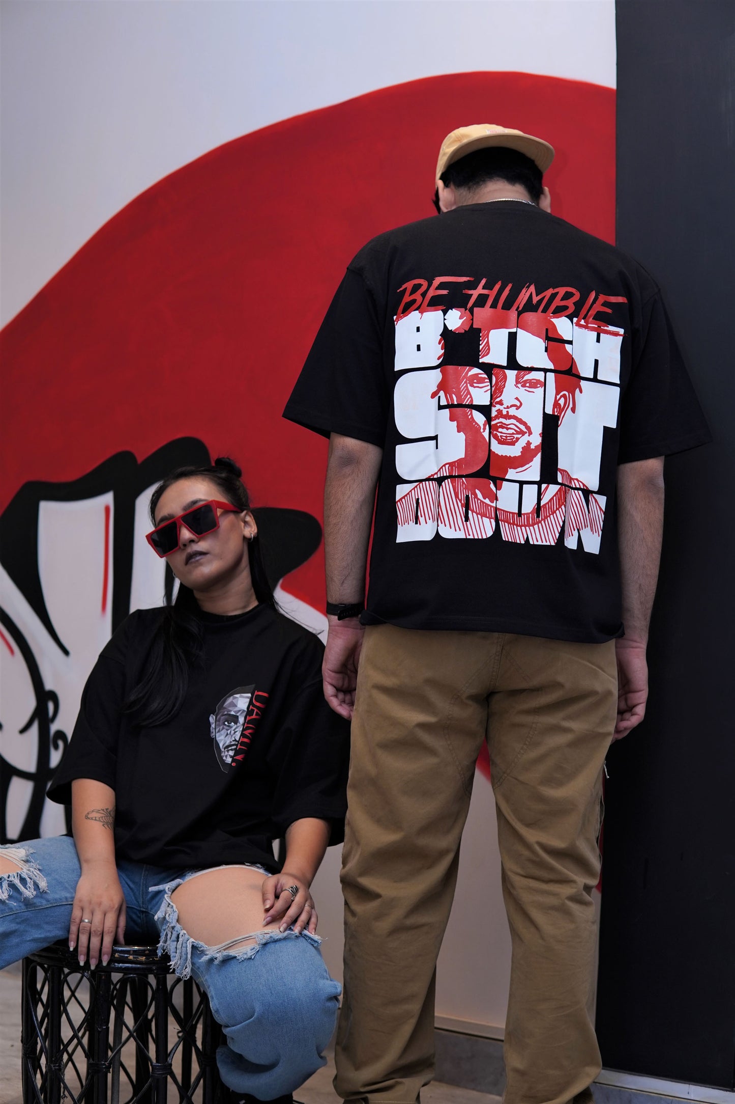 Kendrick Lamar 220 Gsm Oversized T-shirts