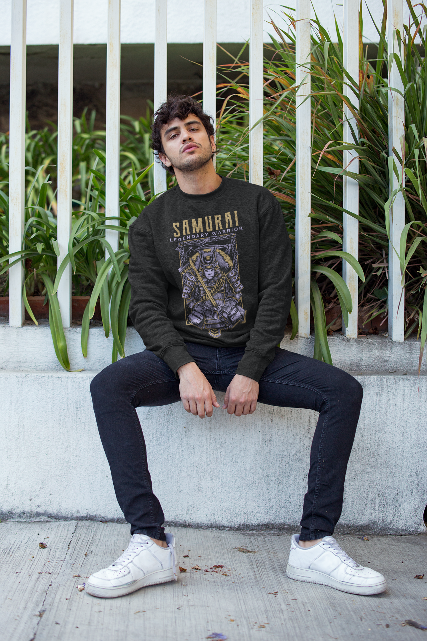 Samurai Unisex Normal Fit Sweatshirt