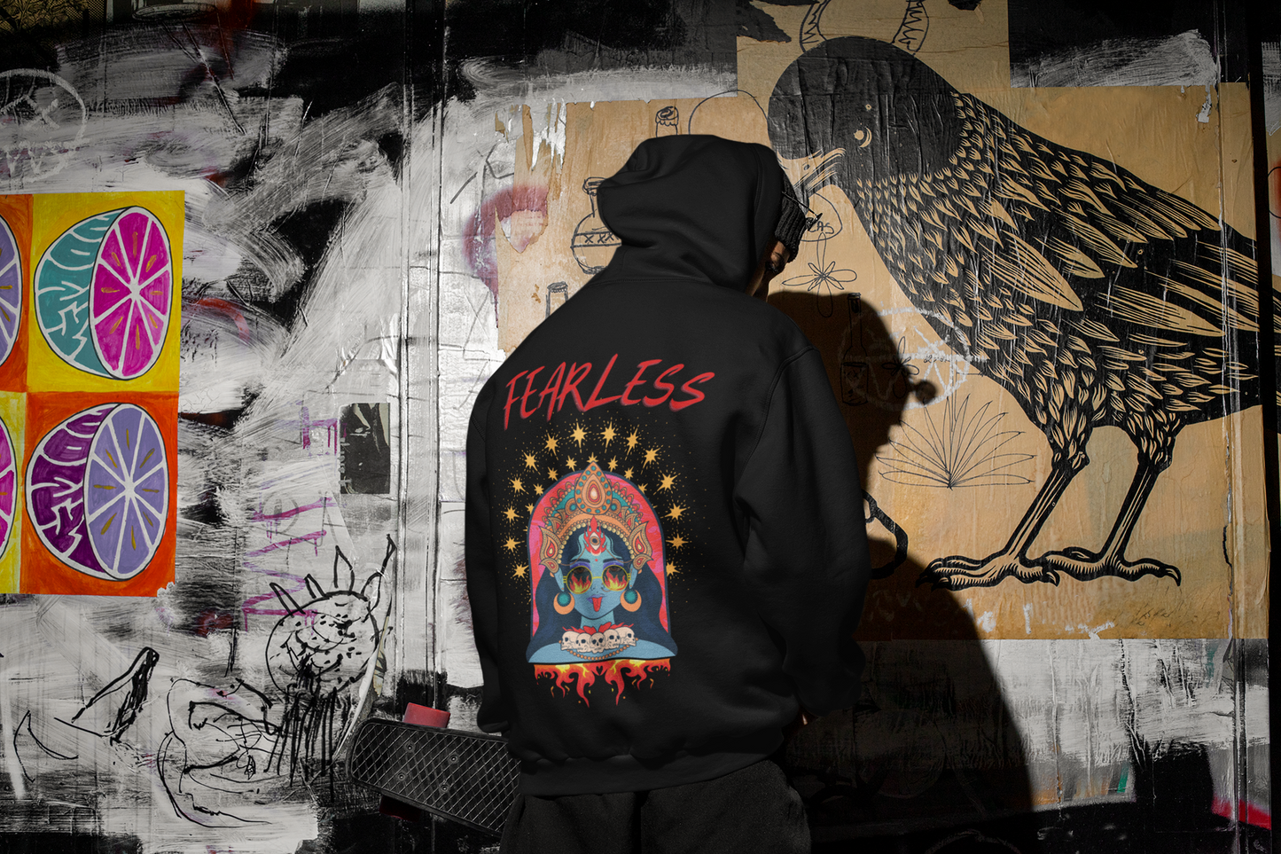 Fearless Black Unisex Hoodie