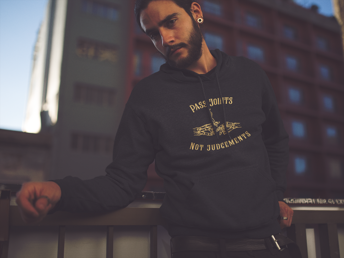 Pass Joints Not Judgement`s Unisex Hoodie