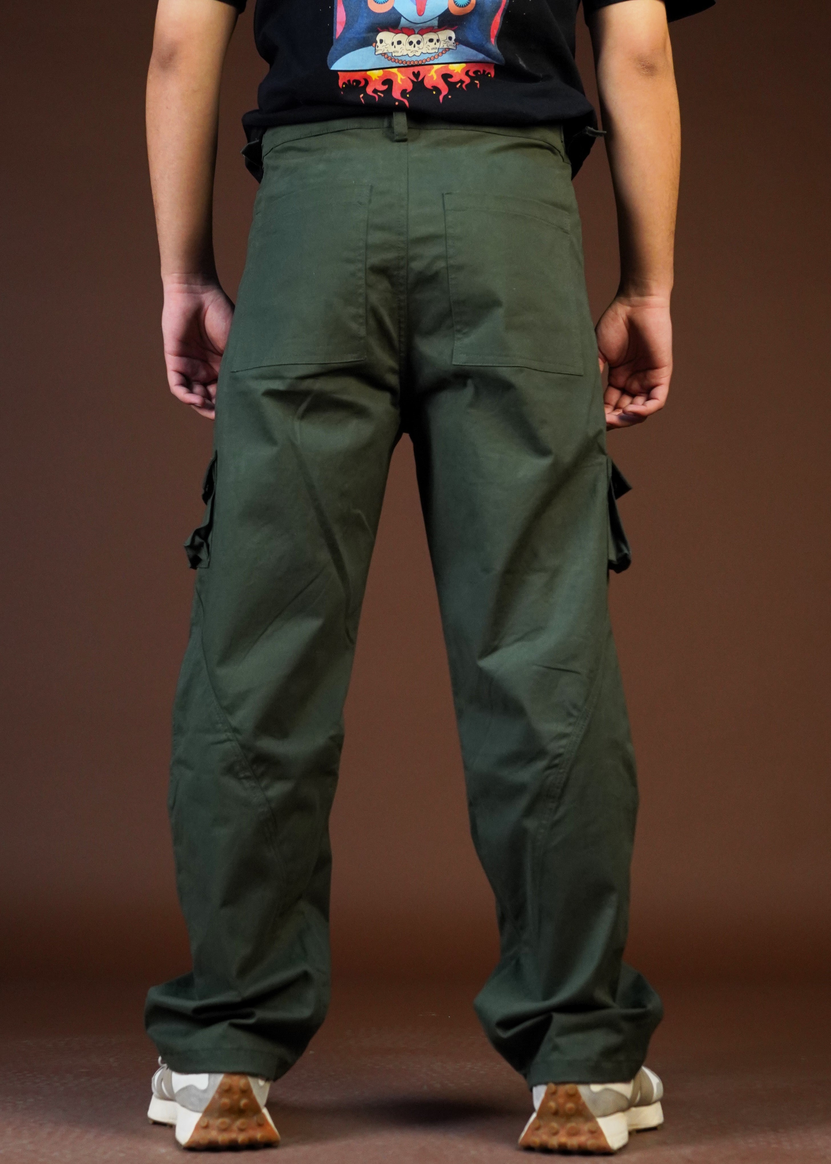 Routine Casual Green unisex Cargo Pant