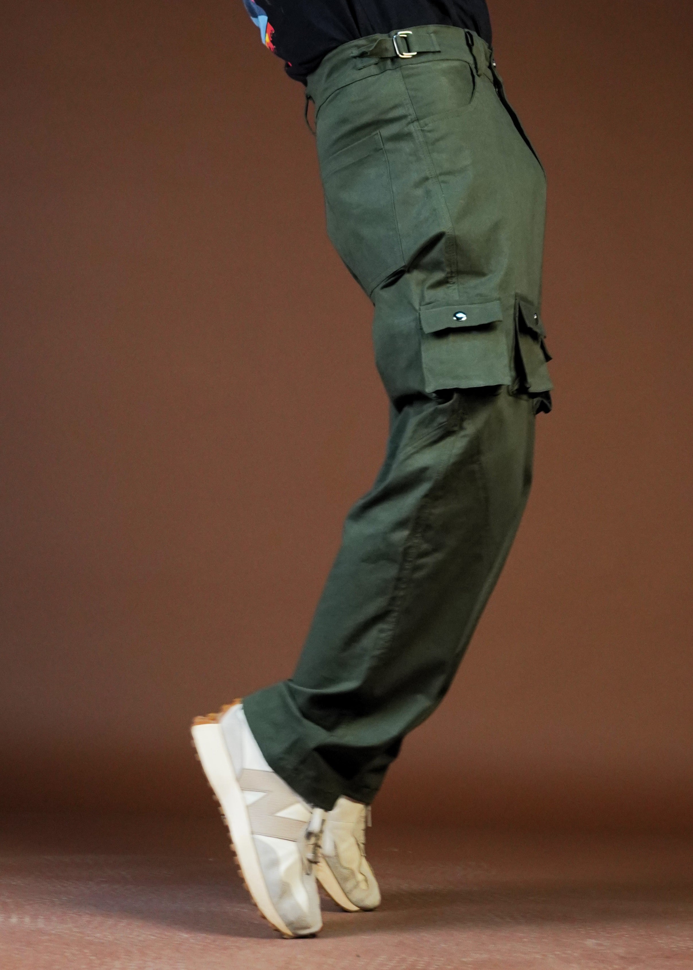 Routine Casual Green unisex Cargo Pant