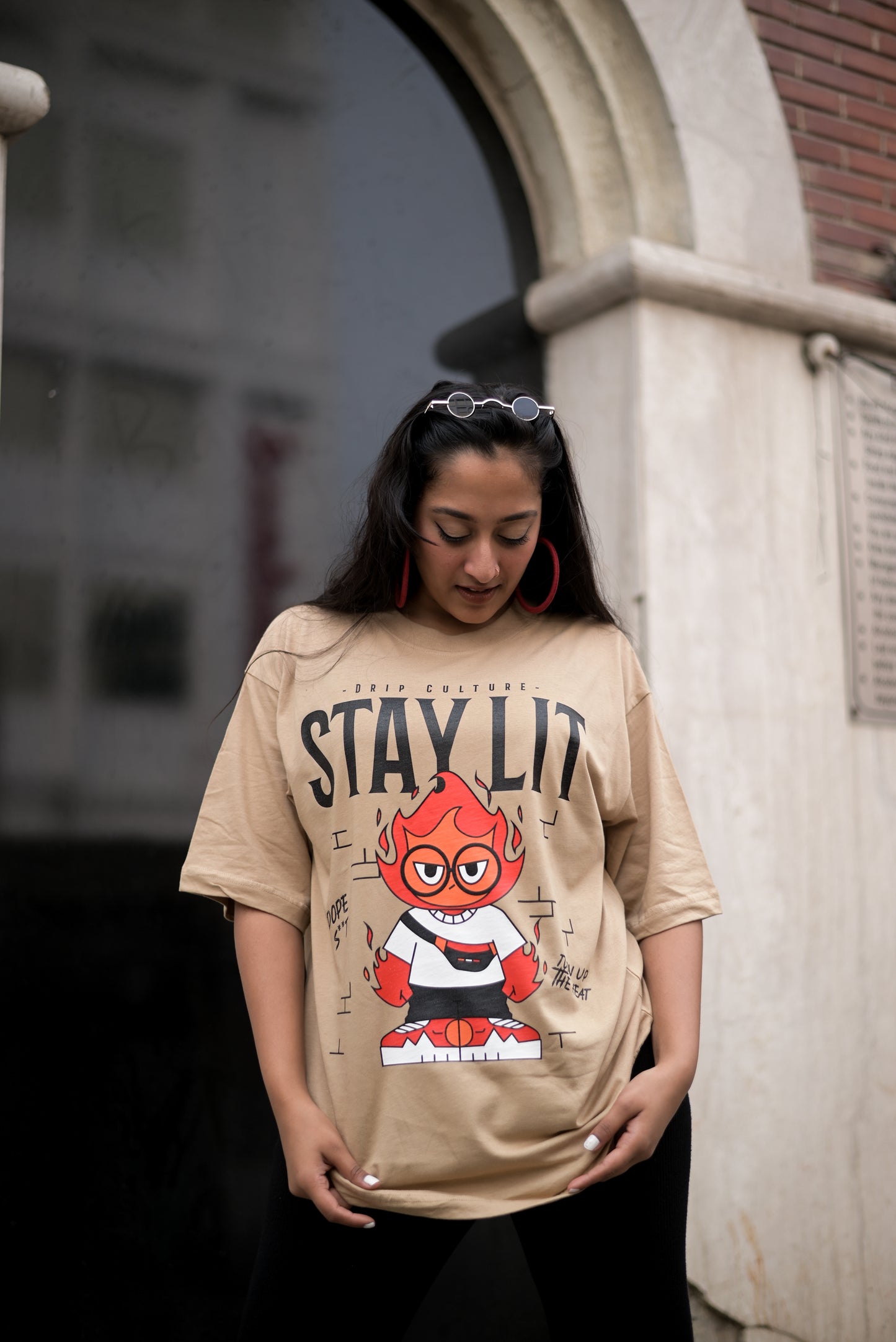 Stay Lit Unisex Over-sized T-shirt