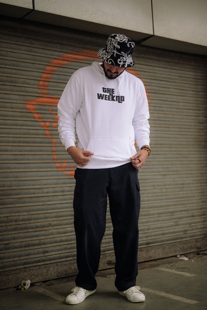 The weeknd White Normal fit Unisex Hoodie