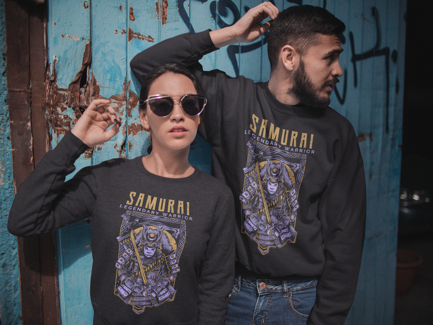 Samurai Unisex Normal Fit Sweatshirt