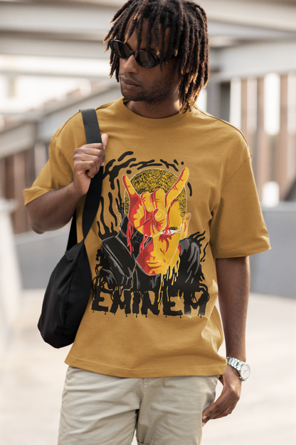 Eminem Khakhi Unisex Over-sized T-shirt