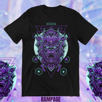 Rampage Unisex Black Over-sized T-shirt