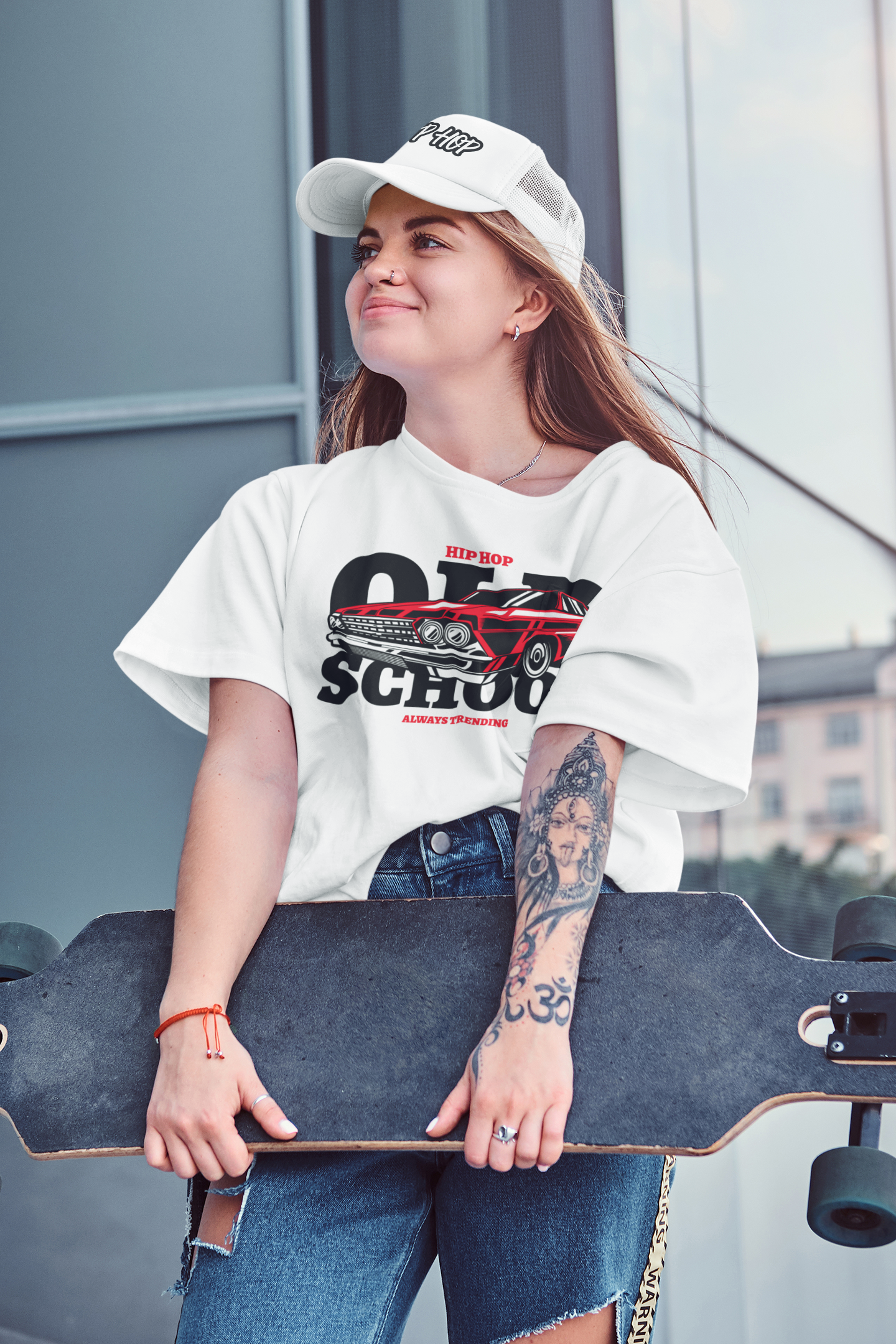 Old School Hip Hop Unisex Over-sized T-shirt